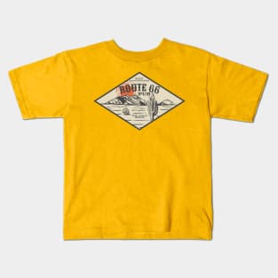 Route 66 Pub Retro Design Kids T-Shirt